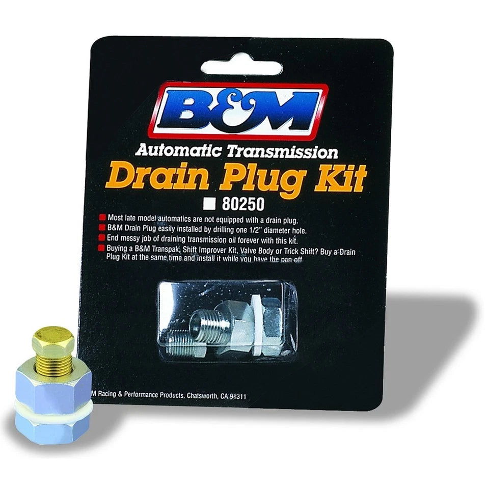 Automatic Transmission Oil Pan Drain Plug B & M 80250